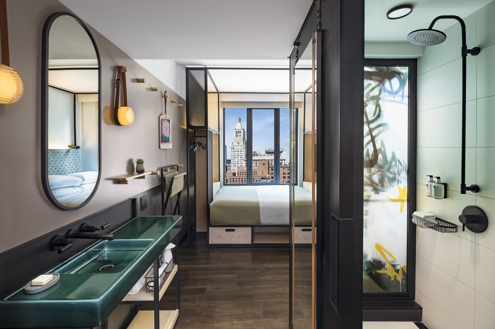 A clean hospitality bath install, work done right
