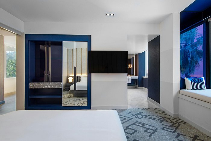 A finished, occupied premium hospitality interior